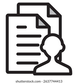 Illustration Icon Material ： Document File