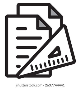 Illustration Icon Material ： Document File
