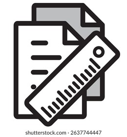 Illustration Icon Material ： Document File