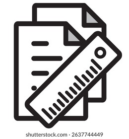 Illustration Icon Material ： Document File