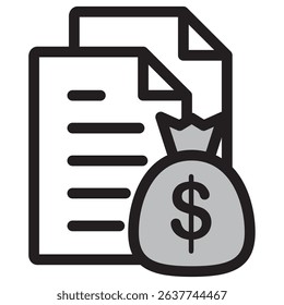 Illustration Icon Material ： Document File