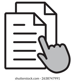 Illustration Icon Material : Document File