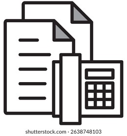 Illustration Icon Material : Document File