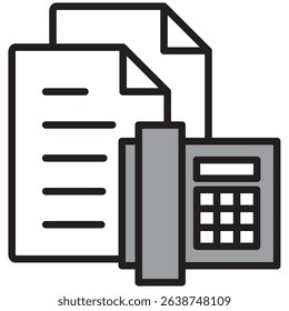 Illustration Icon Material : Document File