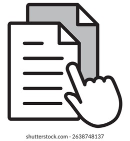 Illustration Icon Material : Document File