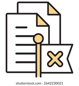 Illustration Icon Material : Document File
