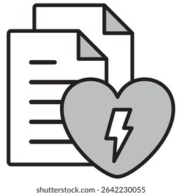Illustration Icon Material : Document File
