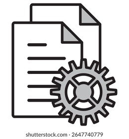 Ícone de Ilustração Material : Arquivo de Documento