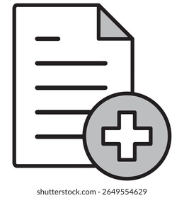Illustration Icon Material : Document File