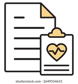 Illustration Icon Material : Document File