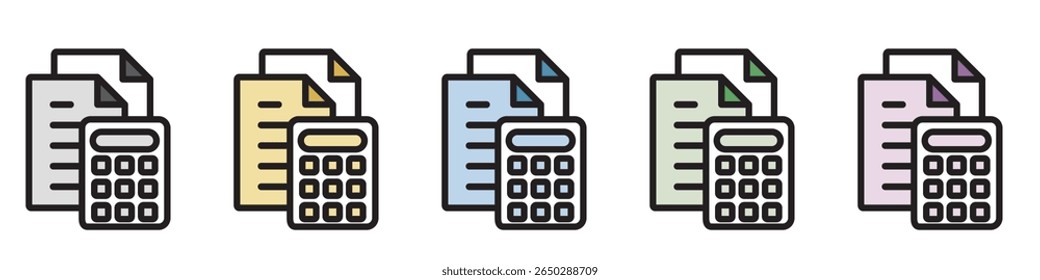 Illustrationssymbolmaterial: Dokumentdatei