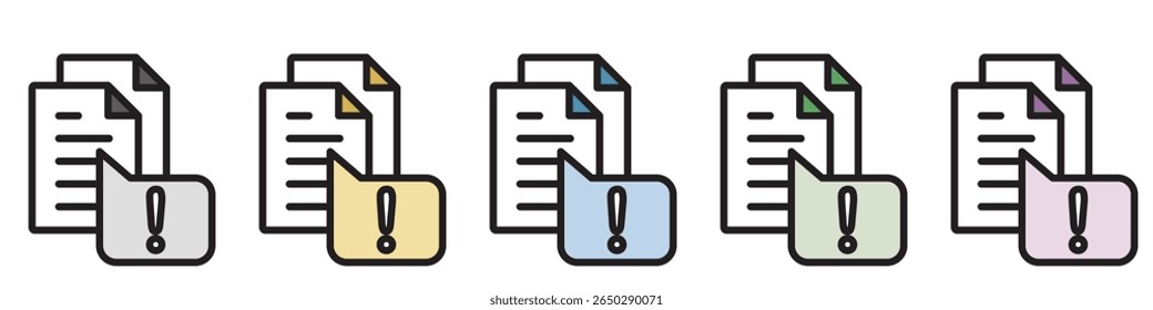 Illustration Icon Material : Document File