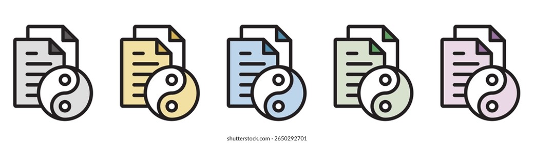 Illustration Icon Material : Document File