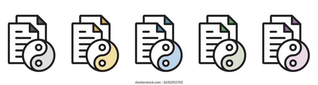 Illustration Icon Material : Document File