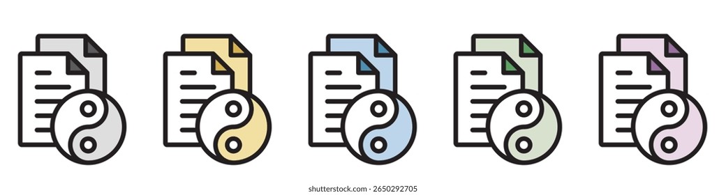 Illustration Icon Material : Document File