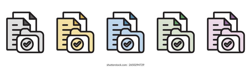 Illustrationssymbolmaterial: Dokumentdatei