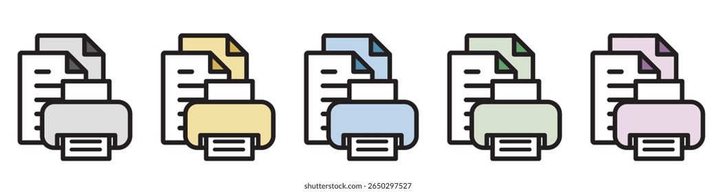 Ícone de Ilustração Material : Arquivo de Documento