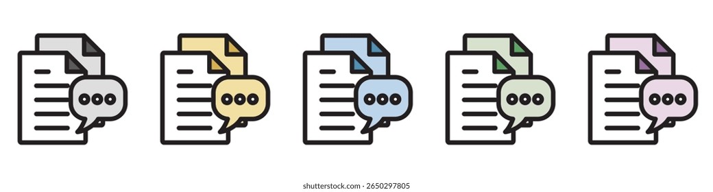 Illustration Icon Material : Document File