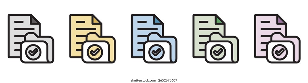 Illustrationssymbolmaterial: Dokumentdatei