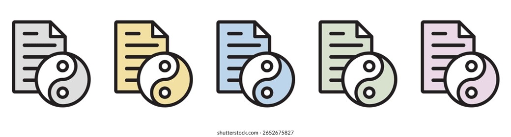 Illustration Icon Material : Document File