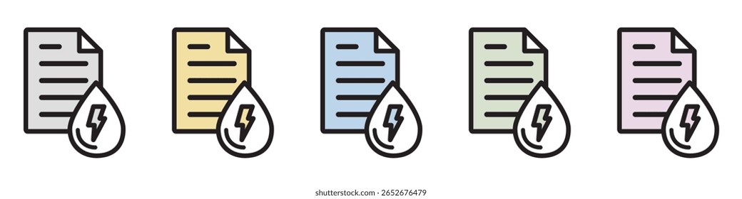 Ícone de Ilustração Material : Arquivo de Documento