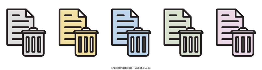 Illustration Icon Material : Document File