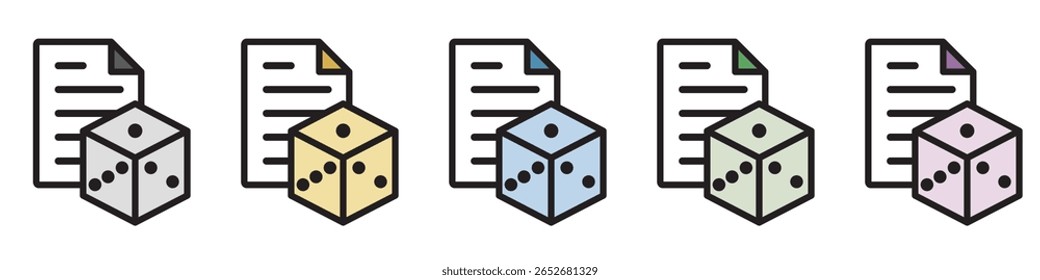 Ícone de Ilustração Material : Arquivo de Documento