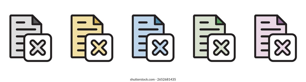 Illustration Icon Material : Document File
