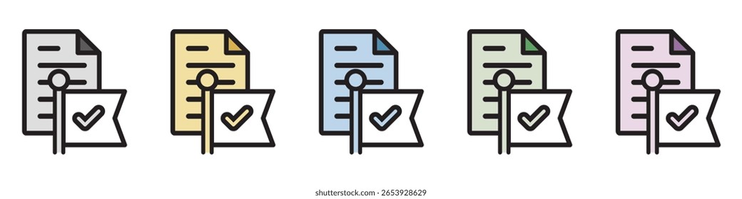 Ícone de Ilustração Material : Arquivo de Documento