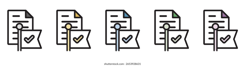 Ícone de Ilustração Material : Arquivo de Documento