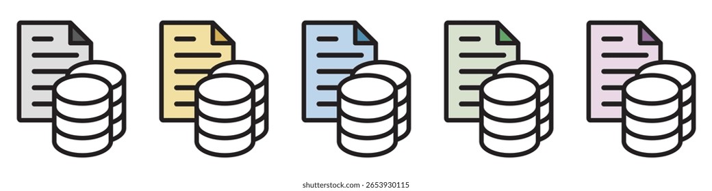 Illustration Icon Material : Document File