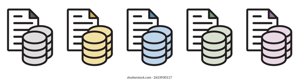 Illustration Icon Material : Document File