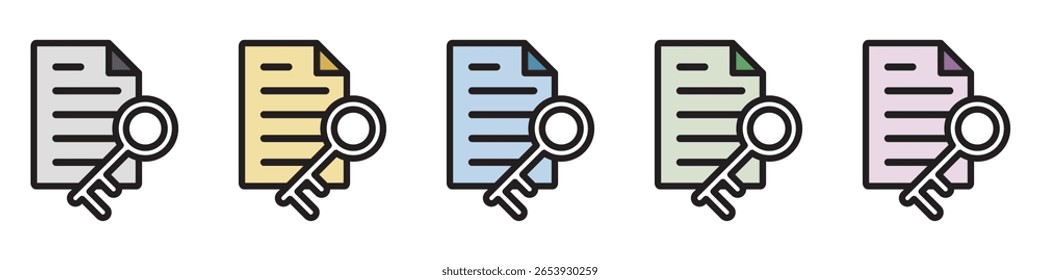 Illustration Icon Material ： Document File