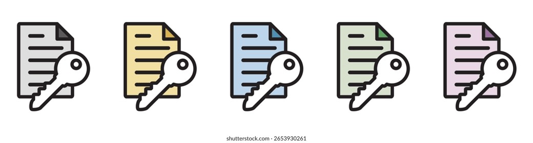 Ícone de Ilustração Material : Arquivo de Documento