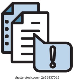 Icono de ilustración Material: Archivo de documento