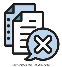 Icono de ilustración Material: Archivo de documento