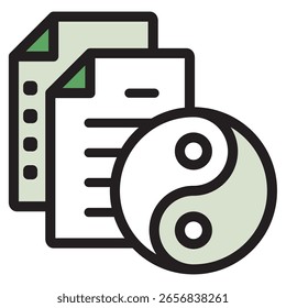 Illustration Icon Material : Document File