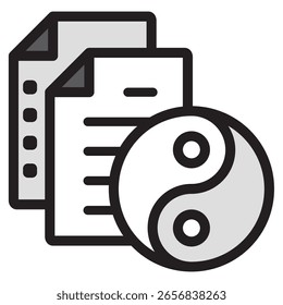 Illustration Icon Material : Document File