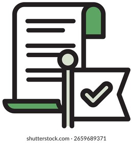 Ícone de Ilustração Material : Arquivo de Documento