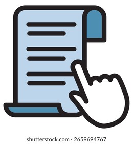 Illustration Icon Material : Document File
