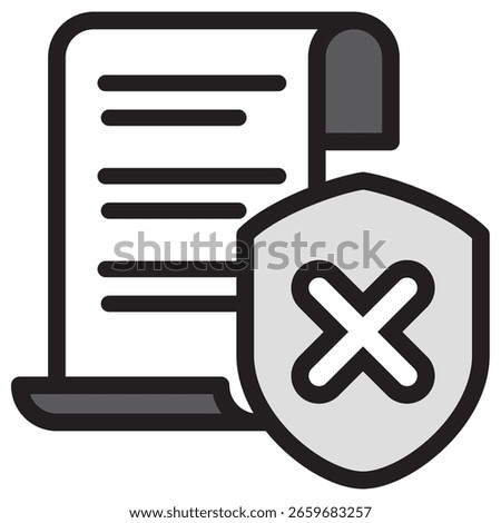 Illustration Icon Material : Document File