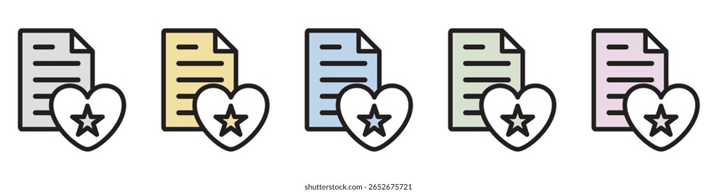 Illustration Icon Material : Health Care Document File