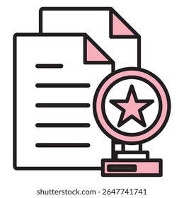 Illustration Icon Material : Sports Document File