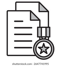 Illustration Icon Material : Sports Document File