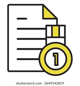 Illustration Icon Material : Sports Document File