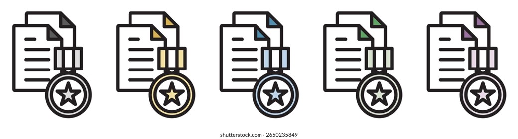 Illustration Icon Material : Sports Document File