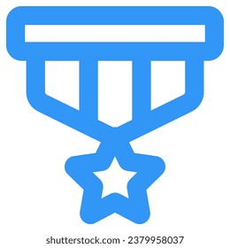 ilustración de una medalla de icono