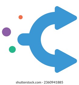 ilustración de un streaming de medios de iconos 