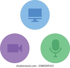 illustration of a icon meeting