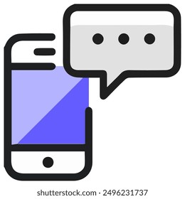 illustration of a icon messages